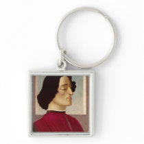 Portrait of Giuliano de' Medici  c.1480 Key Chains