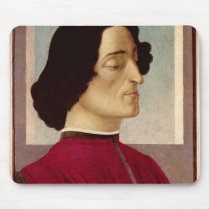 Portrait of Giuliano de' Medici  c.1480 Mouse Pad