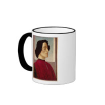 Portrait of Giuliano de' Medici  c.1480 Mugs