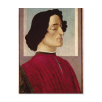Portrait of Giuliano de' Medici  c.1480 Post Card
