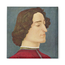 Portrait of Giuliano de' Medici Fridge Magnet