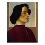 Portrait of Giuliano de' Medici Post Card