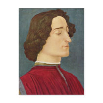 Portrait of Giuliano de' Medici Post Cards