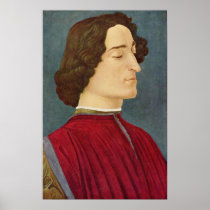 Portrait of Giuliano de' Medici Posters