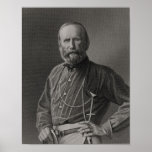 Portrait of Giuseppe Garibaldi posters
