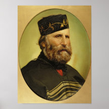Portrait of Giuseppe Garibaldi Posters