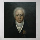 Portrait of Goethe, 1816 posters