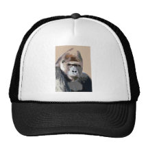 Portrait of Gorilla Mesh Hat