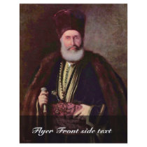 Portrait Of Großbanu Nasturel Herescu By Grigoresc Flyers