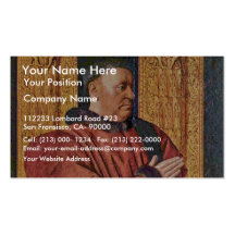 Portrait Of Guillaume Juvenal Des Ursins By Fouque Business Cards