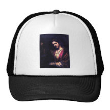 Portrait of Hendrickje Stoffels by Rembrandt Mesh Hat