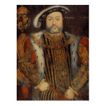 Portrait of Henry VIII Post Card