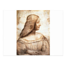 Portrait of Isabela d'Este Post Card
