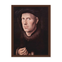 Portrait Of Jan De Leeuw By Eyck Jan Van (Best Qua Post Cards