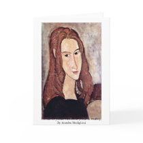 Portrait Of Jeanne Hébuterne [Head In Profile]., Card