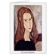 Portrait Of Jeanne Hébuterne [Head In Profile]., Card