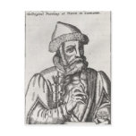 Portrait of Johannes Gutenberg postcards