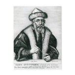 Portrait of Johannes Gutenberg postcards