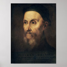 Portrait of John Calvin Posters