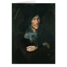 Portrait of John Donne, c.1595 Greeting Cards