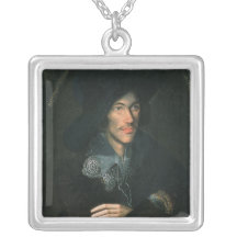 Portrait of John Donne, c.1595 Personalized Necklace
