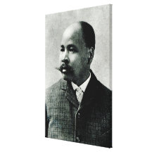 Portrait of John Dube Stretched Canvas Print