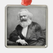 Portrait of Karl Marx Christmas Ornament