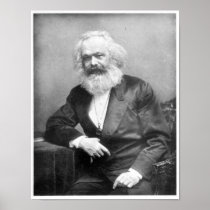 Portrait of Karl Marx Print
