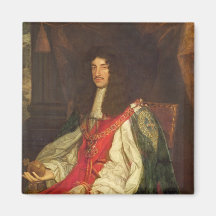 Portrait of King Charles II, c.1660-65 Refrigerator Magnet