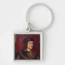 Portrait of King Richard III Keychains