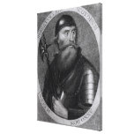 Portrait of King Robert I of Scotland Stretched Canvas Prints