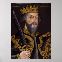 Portrait of King William I The Conqueror Posters