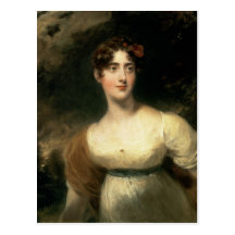 Portrait of Lady Emily Harriet Wellesley-Pole Post Card