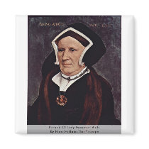 Portrait Of Lady Margaret Butts Magnets