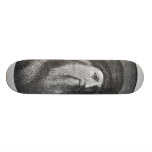Portrait of Leonardo da vinci Skate Board