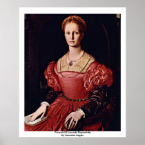 Portrait Of Lucrezia Panciatichi. Print