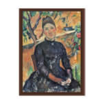 Portrait Of Madame Cezanne In The Greenhouse postcards