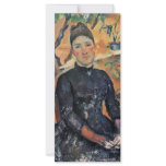 Portrait Of Madame Cezanne In The Greenhouse rack cards