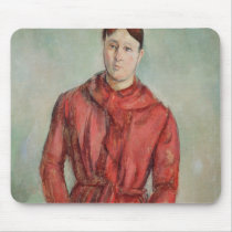 Portrait of Madame Cezanne Mousepads