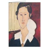 Portrait of Madame Hanka Zborowska, 1917 Card