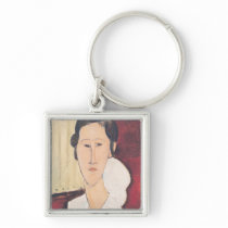 Portrait of Madame Hanka Zborowska, 1917 Key Chain