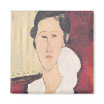 Portrait of Madame Hanka Zborowska, 1917 Magnet
