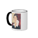 Portrait of Madame Hanka Zborowska, 1917 mugs