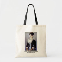 Portrait Of Madame Michel-Levy By Manet Edouard Bag