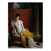 Portrait of Madame Recamier Post Card