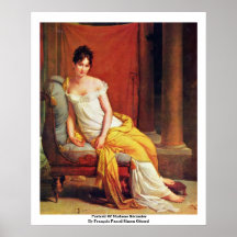Portrait Of Madame Récamier Posters