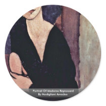 Portrait Of Madame Reynouard By Modigliani Amedeo Sticker