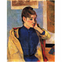 Portrait Of Madeleine Bernard By Gauguin Paul Photo Cutout