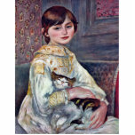 Portrait Of Mademoiselle Julie Manet With Cat Photo Cut Outs