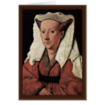 Portrait Of Margaret Van Eyck, Wife Of Jan Van Eyc cards